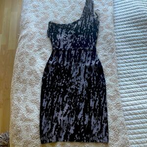 Bodycon mini one shoulder dress